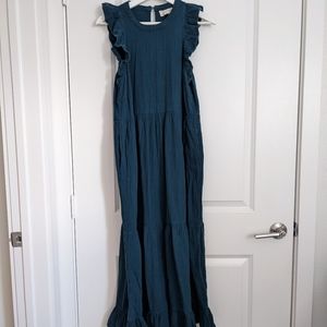 GUC Dark Teal Maxi Dress M